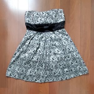 Black and Grey Dress